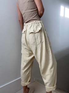 Free People: Free People Bay To Breakers Cargo Pants Cream