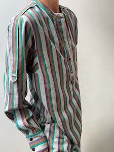 Isabel Marant Kaftan Green Stripe