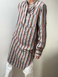 Isabel Marant Kaftan Orange Stripe