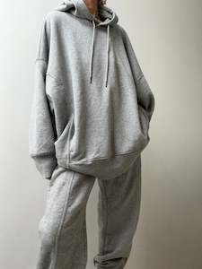 Tracksuits: Sprint To The Finish Hoodie Heather Grey