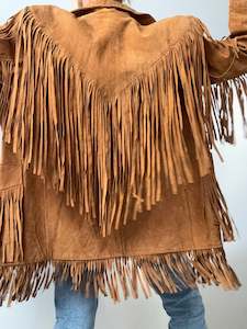 Cedars Tassel Suede Jacket