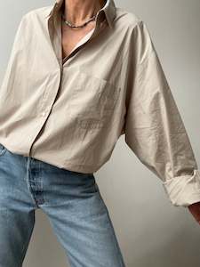 Organic Cotton Edgar Shirt Light Grey