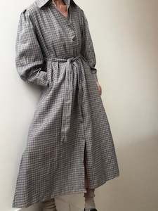 Soaked Checked Shirtdress