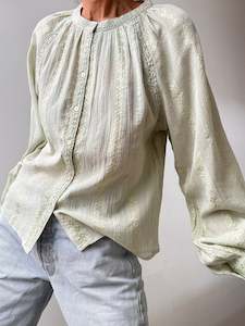 Ibiza Shirt With Crochet Avocado