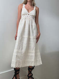 Sea Ryleigh Ric Rac Dress Cream