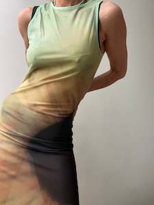 Sunflower Mesh Dress