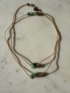String Chrysoprase Choker