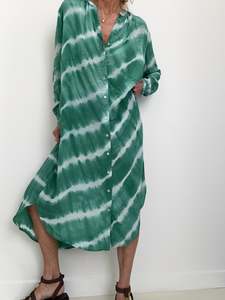 Nous Antwerp Paris Dress Green