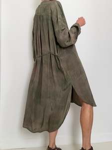 Resort: Nous Antwerp Parker Shirtdress Khaki