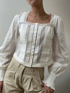 Ese O Ese Square Neck Blouse