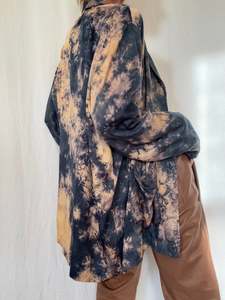 Silk Felicity Blouse Dusk Tiedye