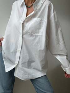 Skall Studio: Organic Cotton Edgar Shirt Optic White
