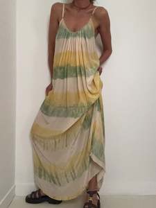Nous Antwerp: Silk Slip Tiedye Citrus