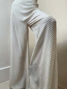 Evarae: Evare Silk Flared Trousers