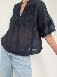 Top Selects: Siama S Voile Blouse Black