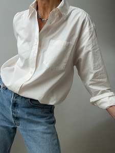 Skall Studio: Organic Cotton Edgar Shirt Cream