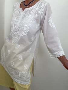 Future Nomads: Voile Cotton Kurta Top