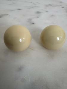 Ivory Clip On Earrings