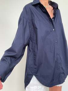 Products: Oversize Fit Blouse Navy