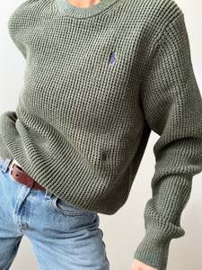 Ralph Lauren Polo Waffle Knit Green