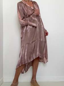 Project AJ117 Mauve Tiedye Midi Dress