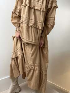 Sale: Skall Studio Aster Dress Dark Sand