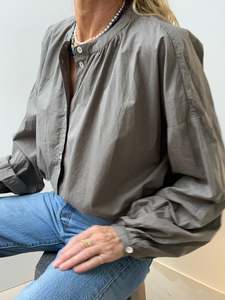Skall Studio Cilla Shirt Dark Grey