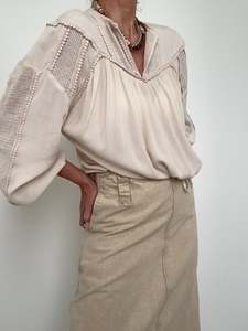 Clothing: Mesh Gathered Top