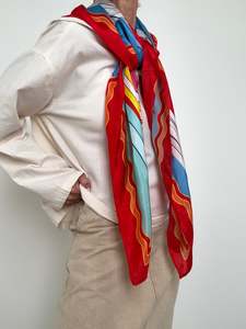 Clothing: Multi Silk Scarf