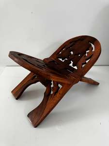 Wood Carved Book Stand