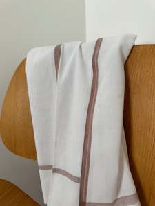 Homewares: Cotton Towel Hand Spun Mushroom