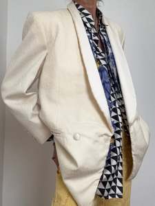 Cream Vintage Dinner Jacket