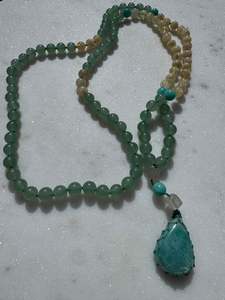 Citrine & Green Aventurine Mala 2