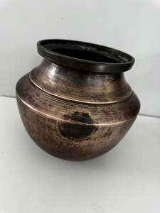 Vintage Brass Pot