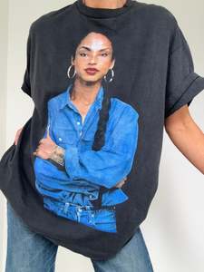 Clothing: Faded Black Sade Tee