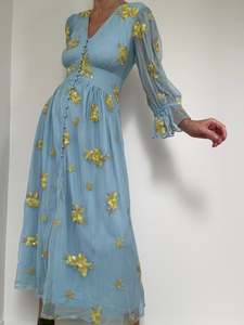 Monsoon Sky Tulle Spring Dress