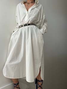 Skall Studio: Edgar Shirtdress Vanilla