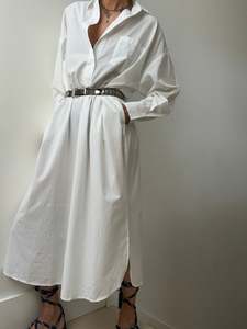 Skall Studio Edgar Shirtdress White