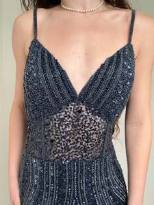 Midnight Maiden Sequin Maxi Dress