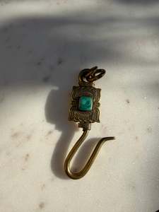 Key Ring Square Turquoise