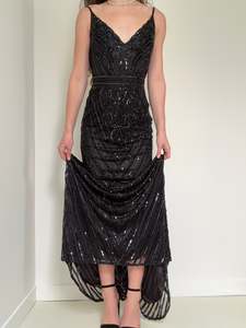 Clothing: Morticia Addams Sequin Maxi