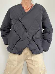 Clothing: Crossover Puffer Black