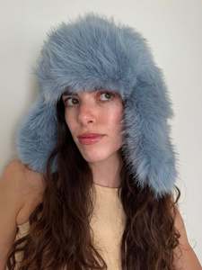 Trapper Hat Blue