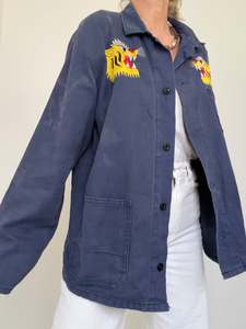 Navy Tiger Vintage Shirt