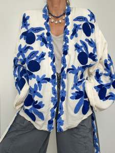 Amalfi Bloom Kimono Jacket