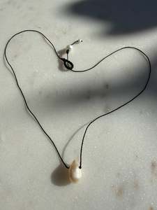 Black Thread Pearl Drop
