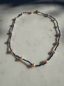 Midnight Pearl Necklace