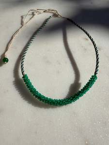 Nomad Gem Choker Green Onyx