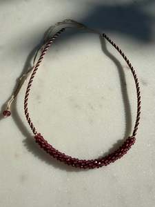 Nomad Gem Choker Garnet
