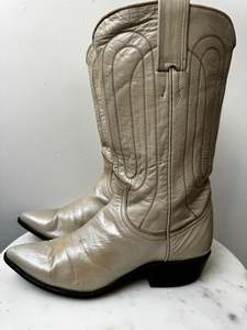 Justin Cowboy Boots Biege